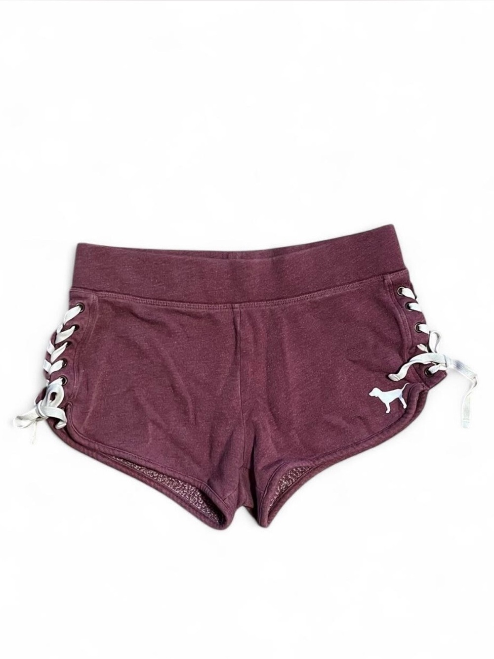 Victorias Secret PINK Victoria's Secret Lace-Up Side Mini Shorts